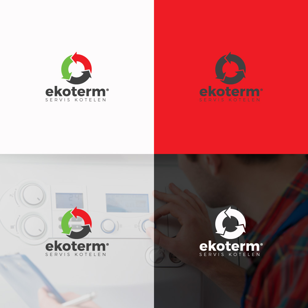 Logo Design by VA Studio for EKOTERM - SERVIS spol. s r.o. | Design #18503232