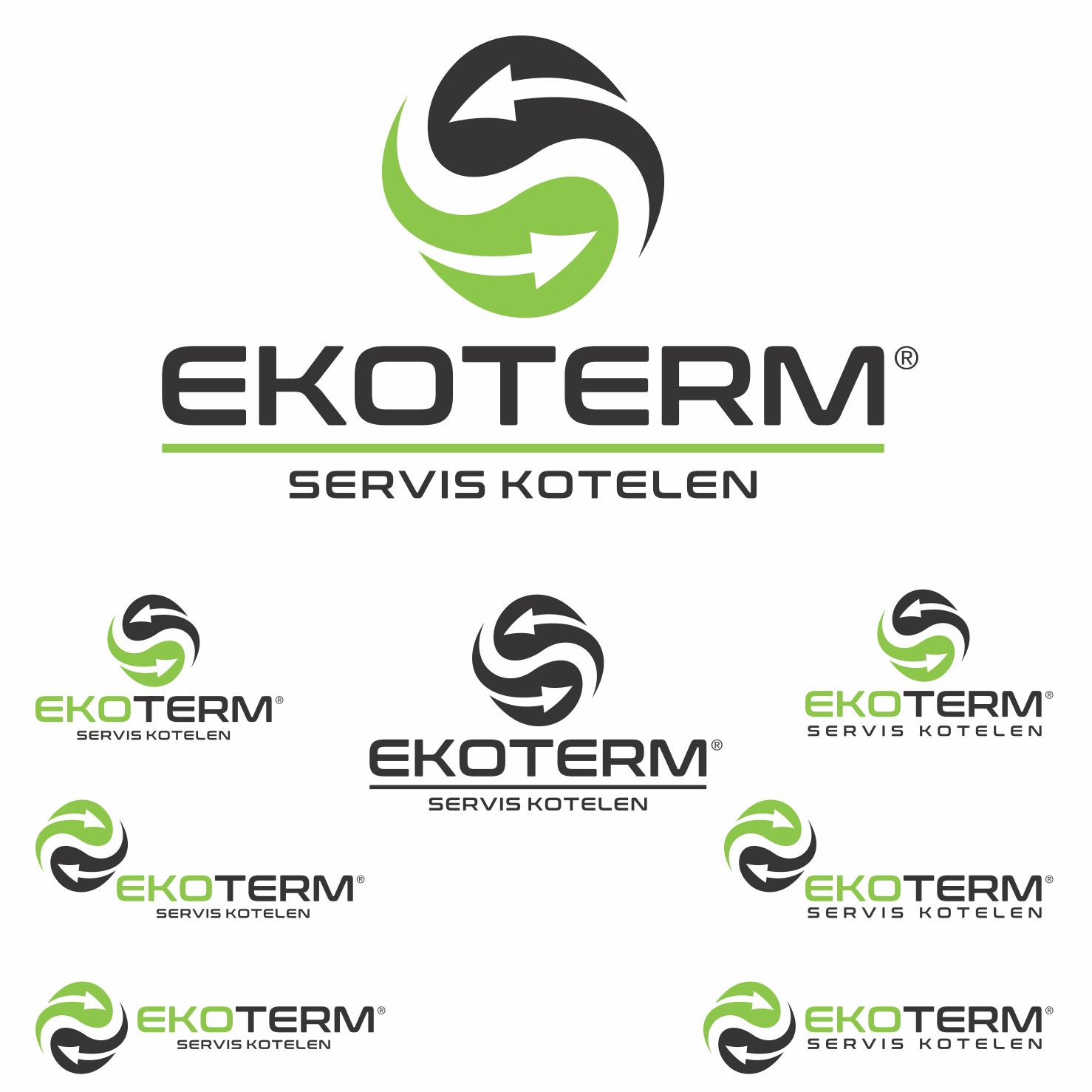 Logo Design by 333 Adrian 888 for EKOTERM - SERVIS spol. s r.o. | Design #18569600