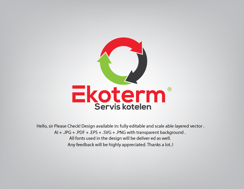 Logo Design by juie design for EKOTERM - SERVIS spol. s r.o. | Design #18568433