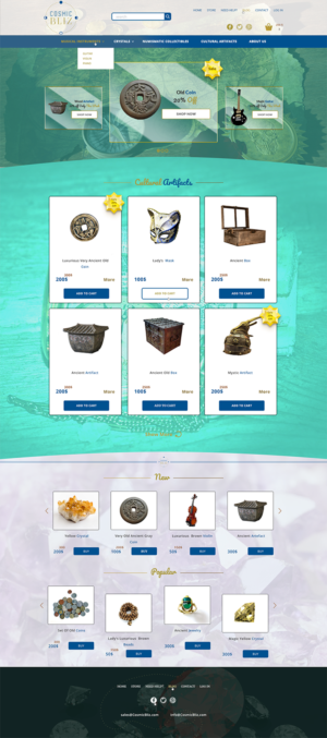 Web-Design von medovaya_jane für dieses Projekt | Design: #18557333