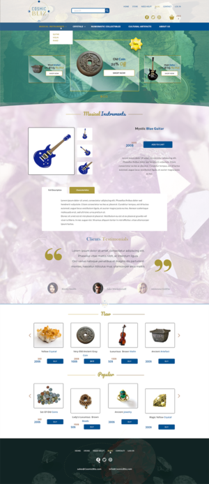 Web-Design von medovaya_jane für dieses Projekt | Design: #18557335