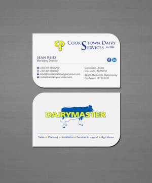 Business Card Design by Creations Box 2015 for Cookstown Dairy Services | Design: #18488172