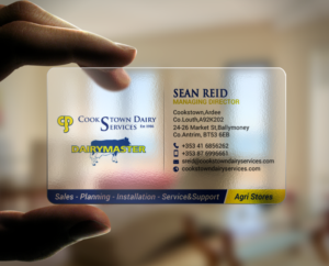 Visitenkarten-Design von chandrayaan.creative für Cookstown Dairy Services | Design: #18489609