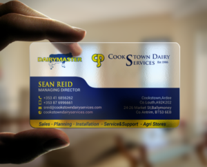 Cookstown Dairy Services | Business Card Design by chandrayaan.creative