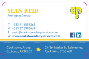 Visitenkarten-Design von EccentricFox für Cookstown Dairy Services | Design: #18480367