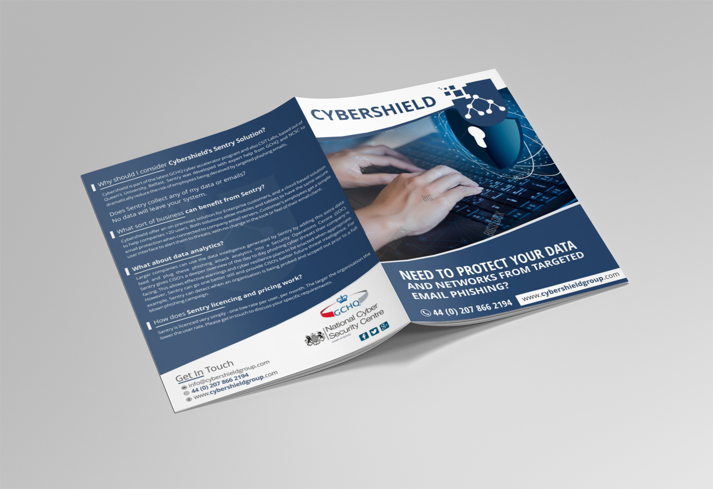 Flyer Design by ecorokerz for Cybershield | Design #18503221