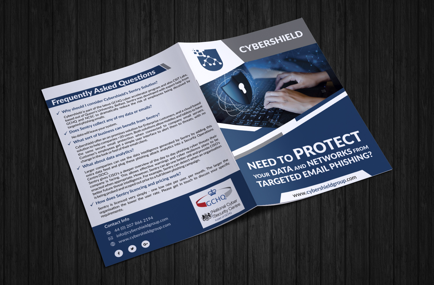 Flyer Design by ecorokerz for Cybershield | Design #18503608