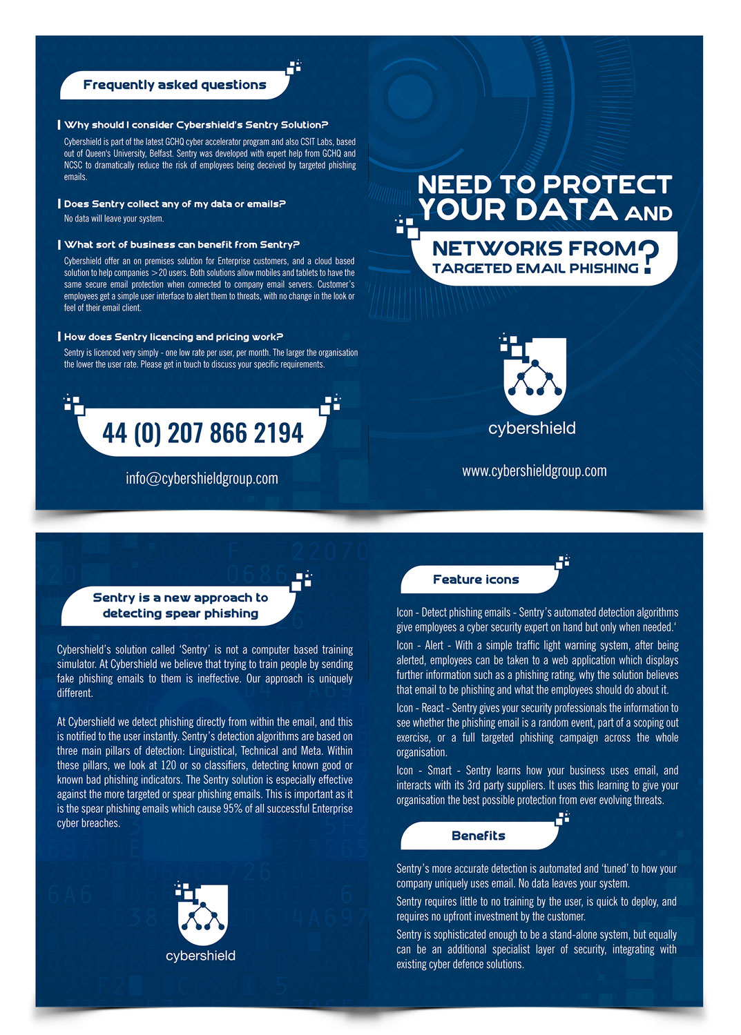 Design de Flyer par vcreatived pour Cybershield | Design #18500890