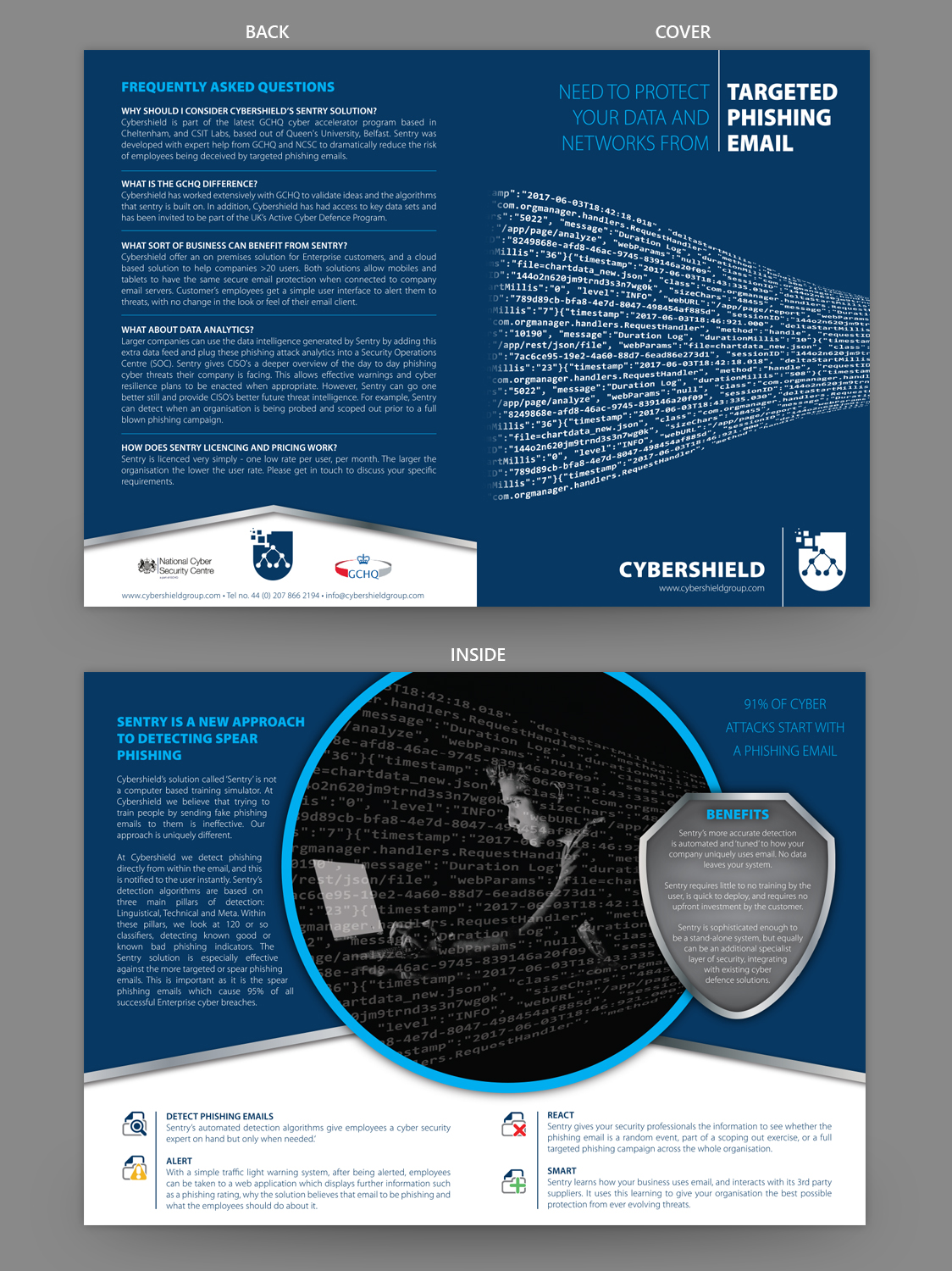 Flyer Design by Ashley Erasmus for Cybershield | Design #18564159