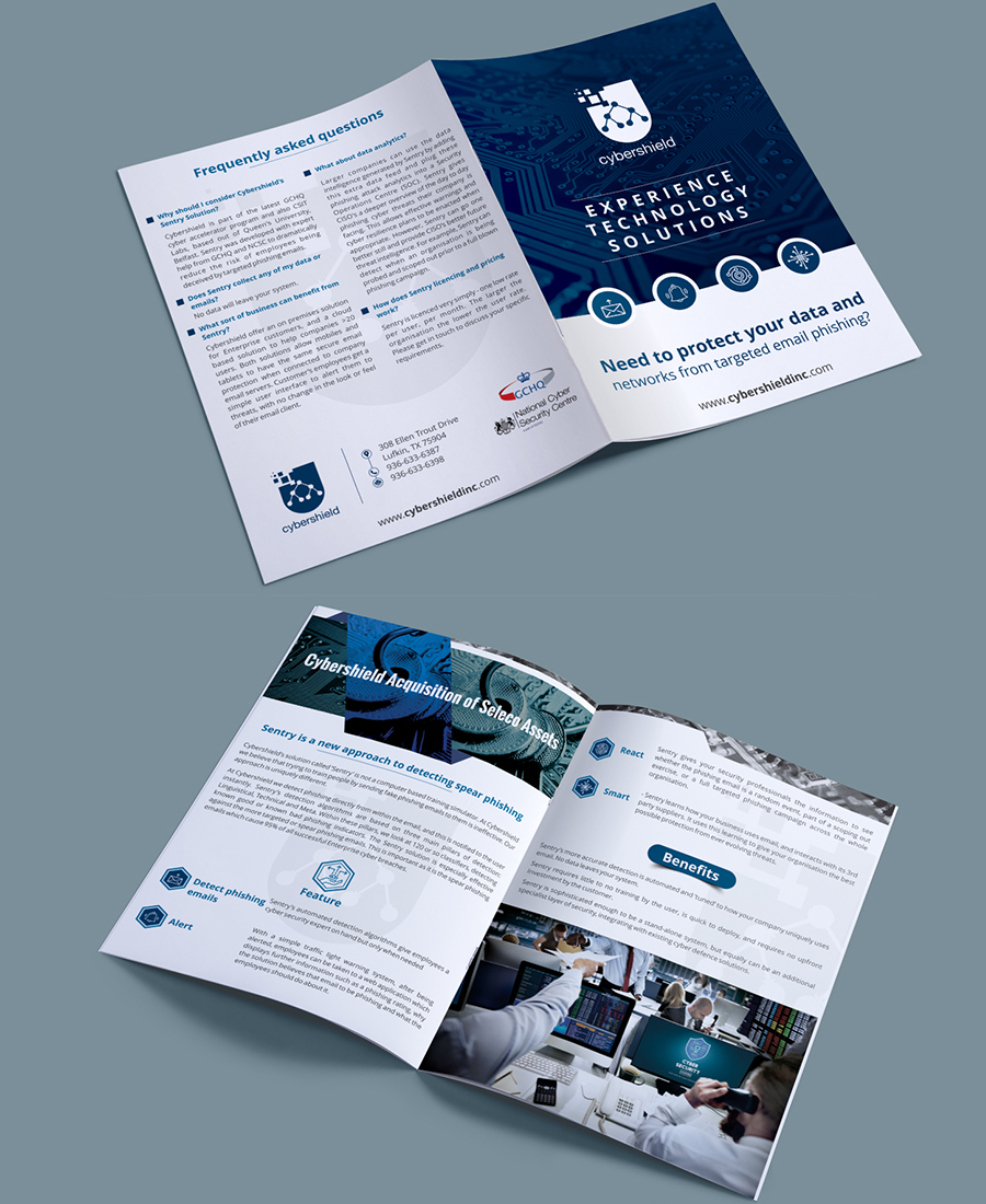 Flyer Design by CreativeKnot 2 for Cybershield | Design #18491631