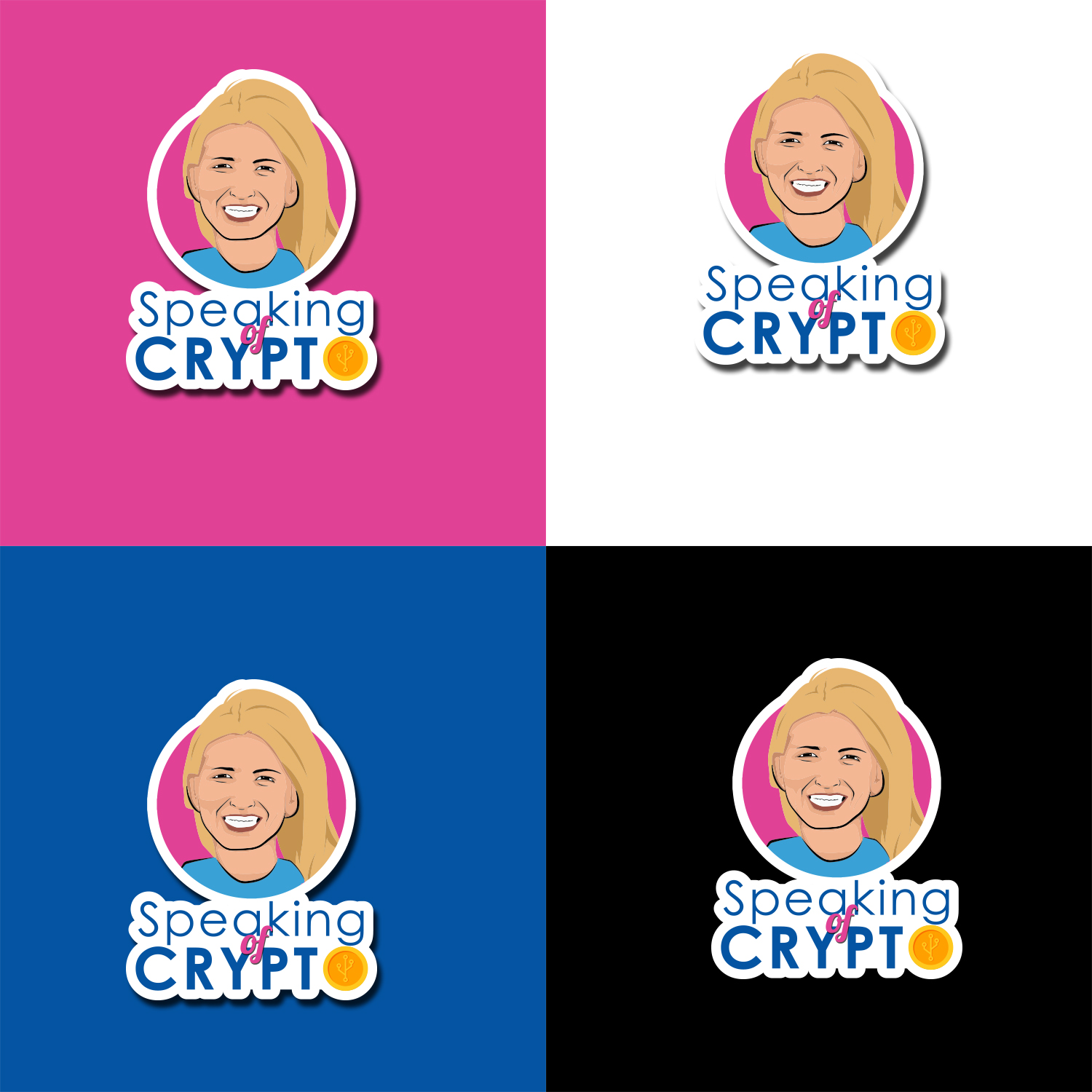 Graphic Design by ShowdownDesigns for Speaking of Crypto | Design #18501024