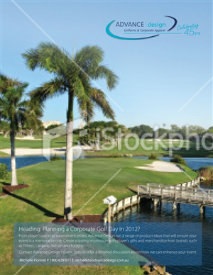 Corporate Clothing Business Needs Flyer targeting Corporate Golf Day Planners | Diseño de Flyer por Svetlin Angelov