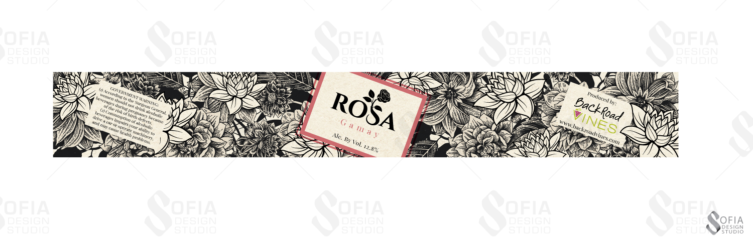 Label Design by SofiaDesignStudio for BackRoad Vines | Design #18501981