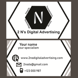 Logo Design by Damsel Constandina for 2 N's Digital Advertising | Design: #18582637