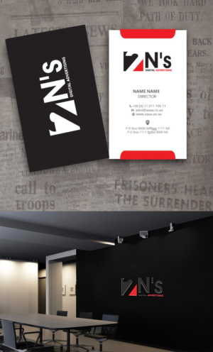 Logo Design by zebronicgraphic for 2 N's Digital Advertising | Design: #18492069