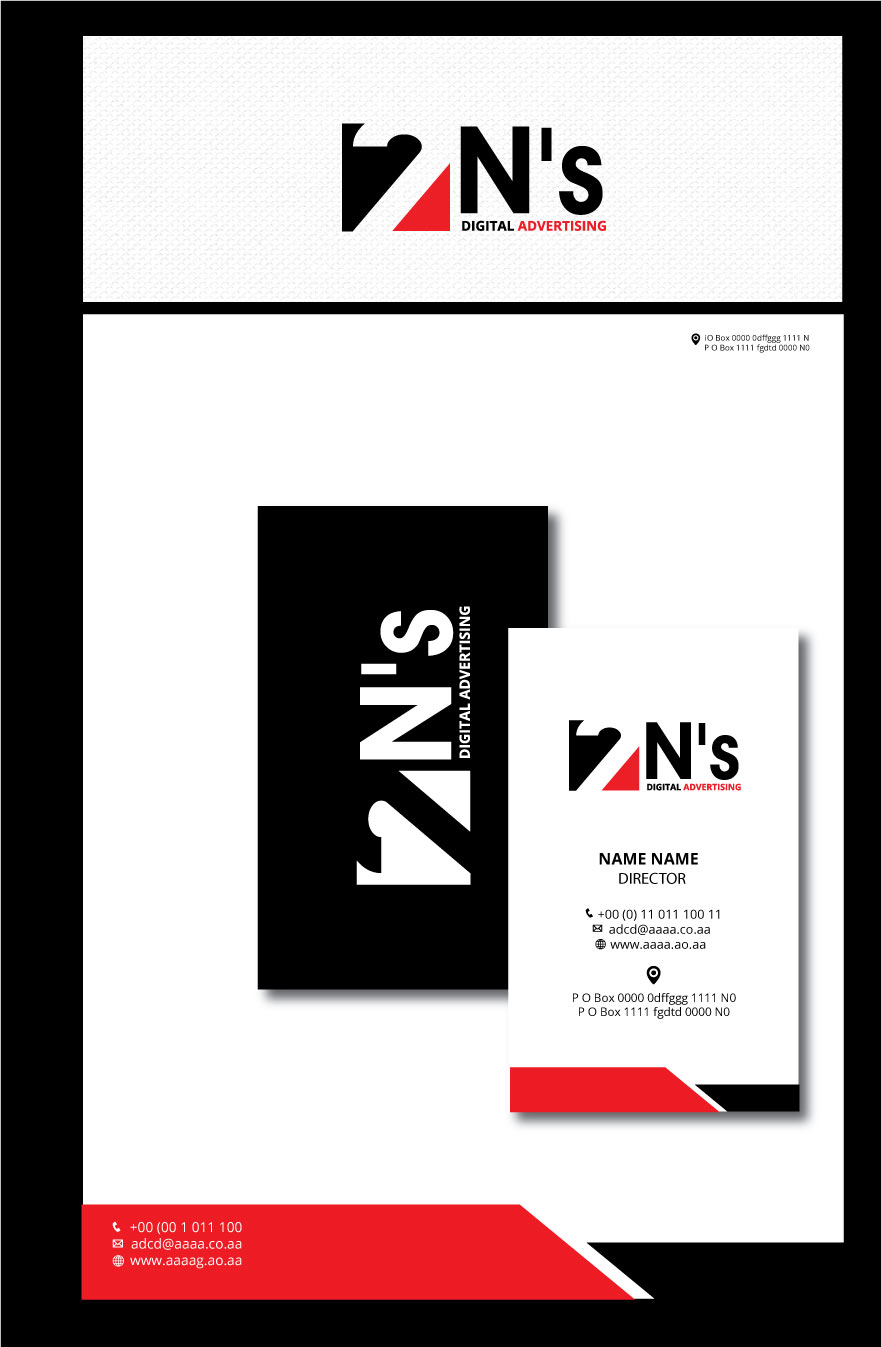 Logo Design by zebronicgraphic for 2 N's Digital Advertising | Design #18492070