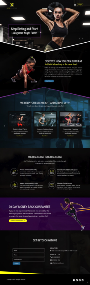Web Design by pb for Gravity BPX | Design: #18491255