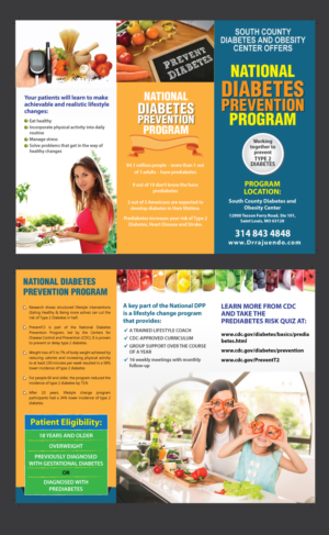 Flyer Design by meet007 for South County Diabetes and Obesity Center | Design: #18505659