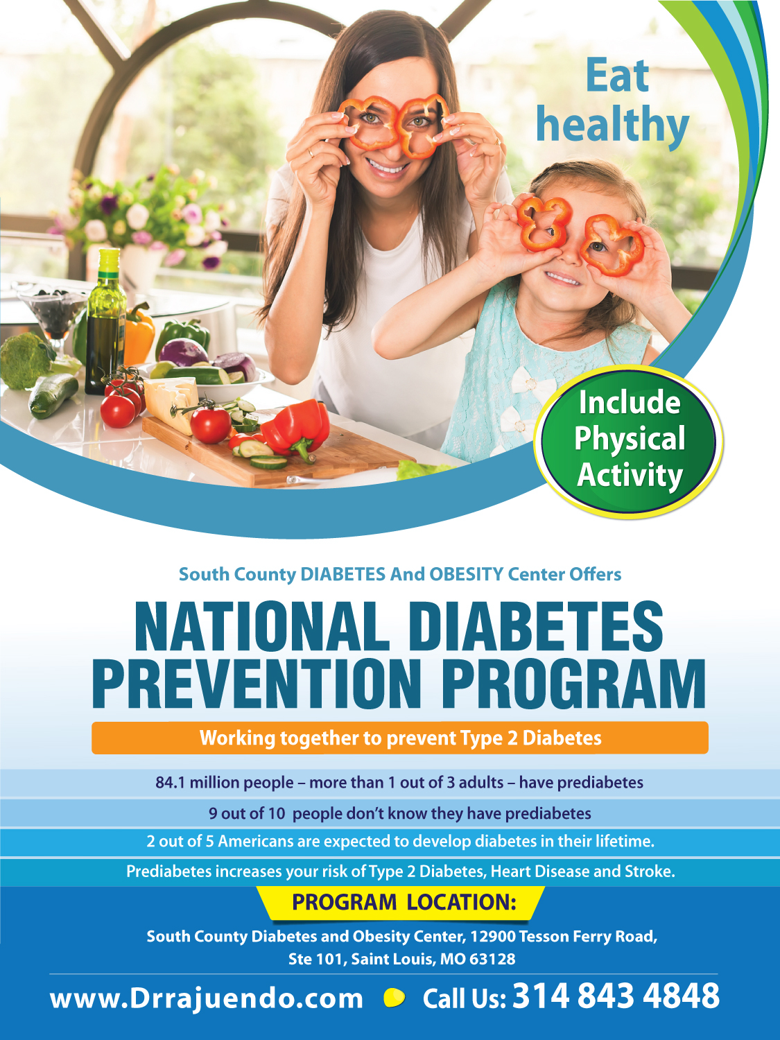 Flyer-Design von meet007 für South County Diabetes and Obesity Center | Design #18562005