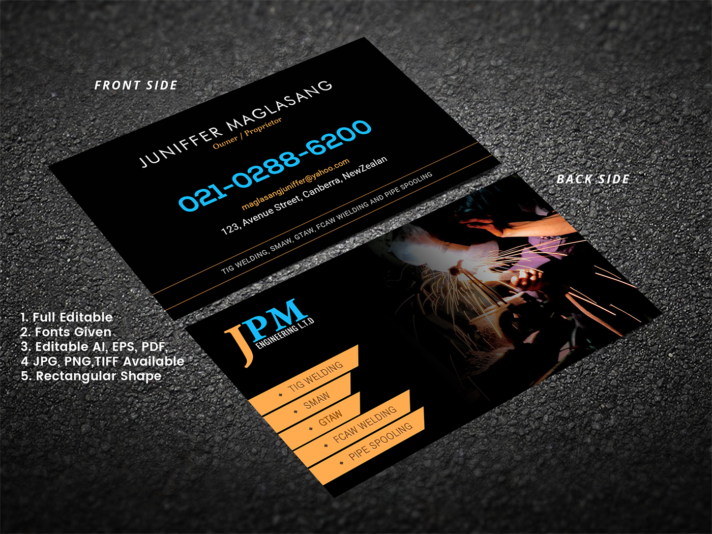 Business Card Design by Expert Designer for JPM Engineering | Design #18506652