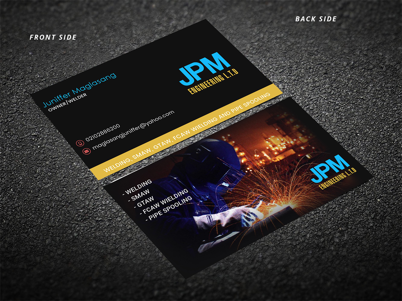 Business Card Design by Expert Designer for JPM Engineering | Design #18509285