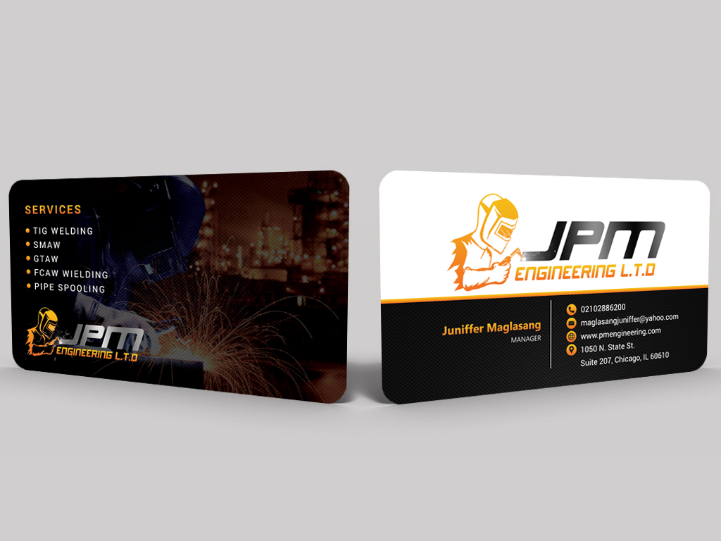 Diseño de Tarjeta de Presentación por Hardcore Design para JPM Engineering | Diseño #18523388