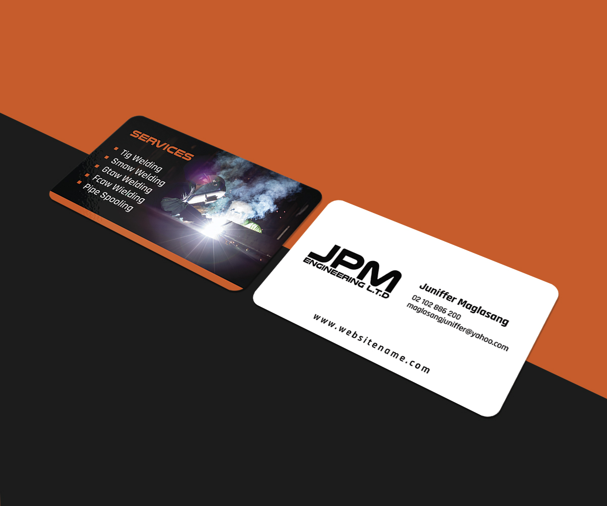 Diseño de Tarjeta de Presentación por JK18 para JPM Engineering | Diseño #18512193