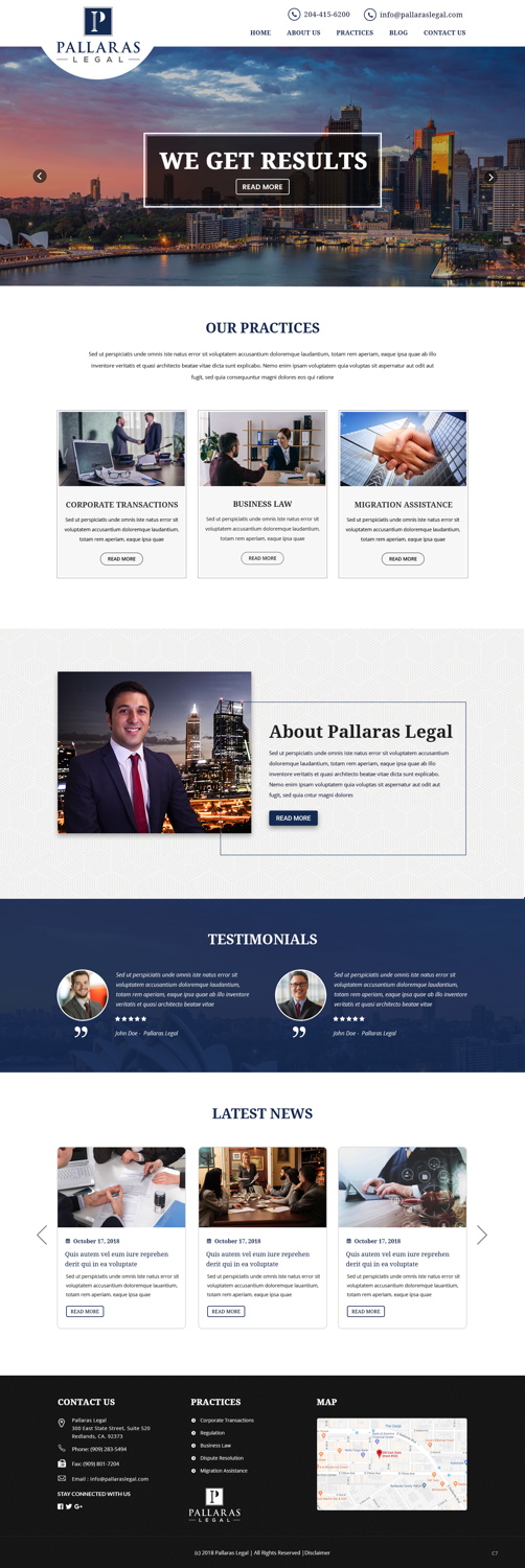 Web Design by pb for this project | Design #18507971