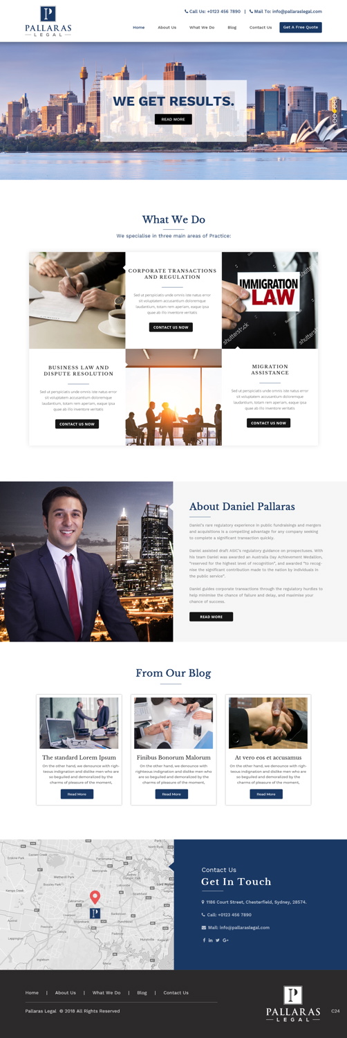 Web Design by pb for this project | Design #18507973