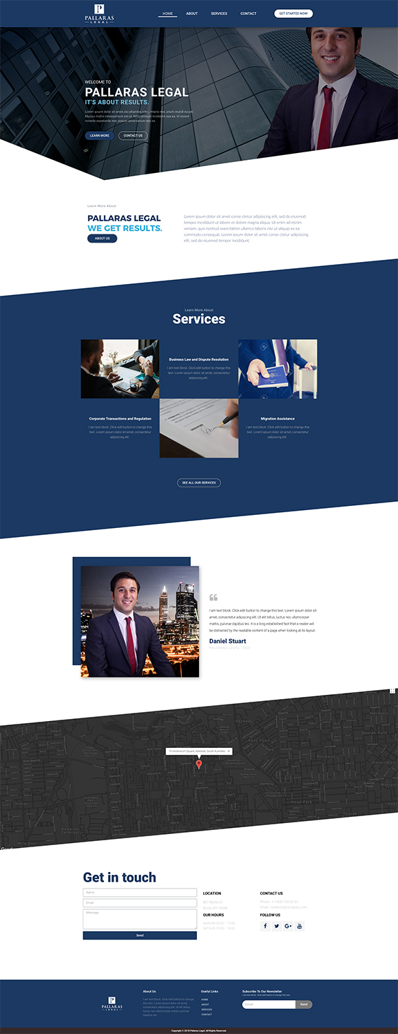 Web Design by MOATAZ AZAB for this project | Design #18499504