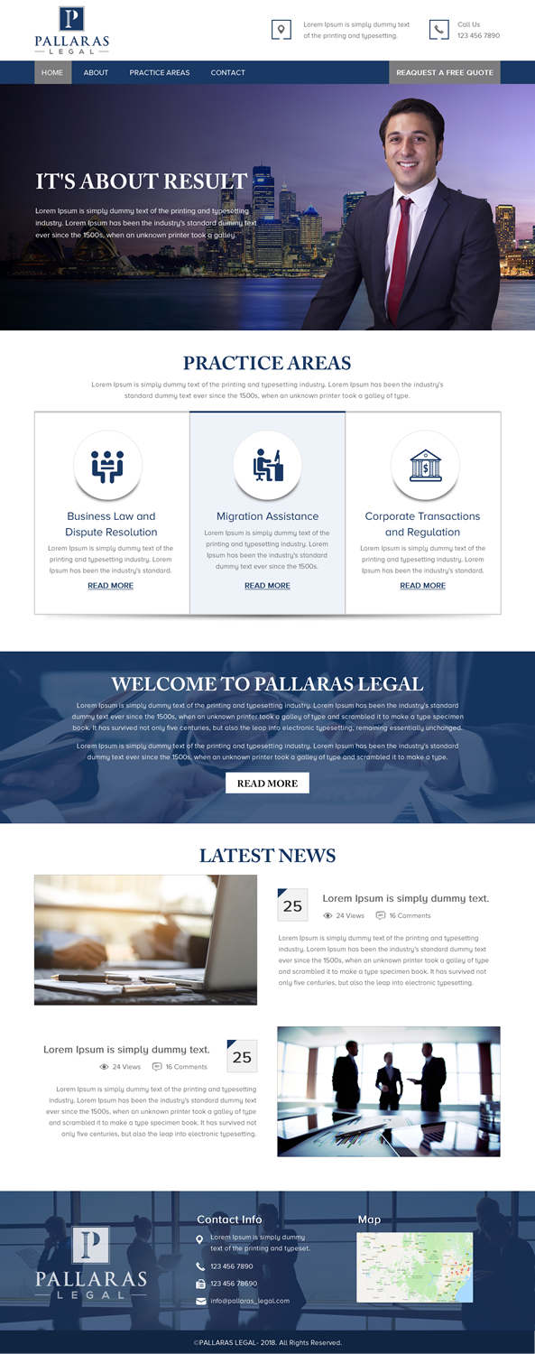 Web Design by rightway for this project | Design #18508565