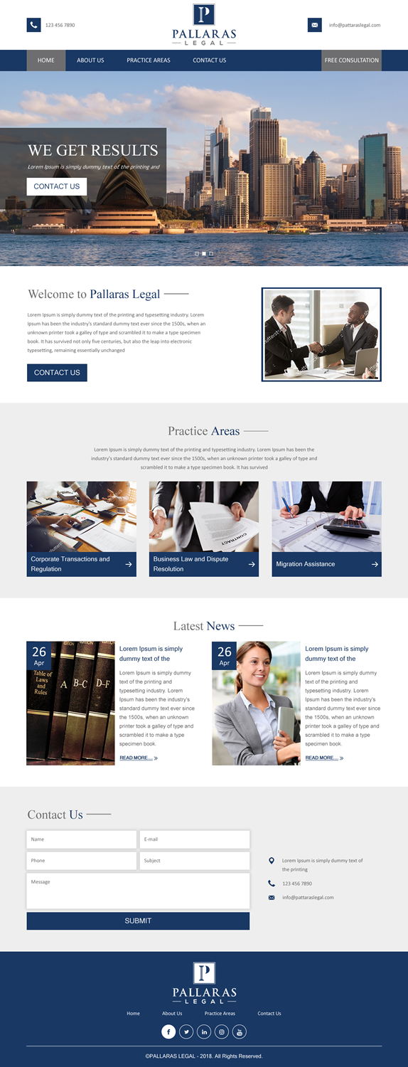 Web Design by rightway for this project | Design #18508571