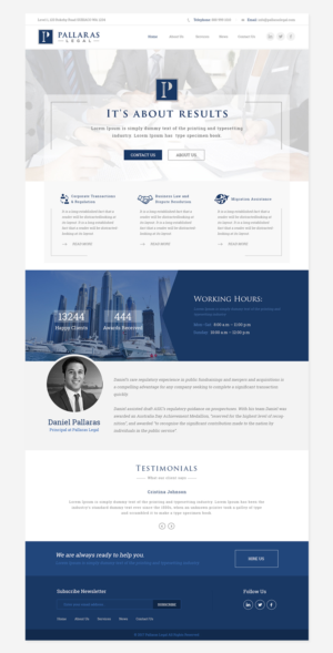 Web Design by primarydesigner2k9 for this project | Design #18757265