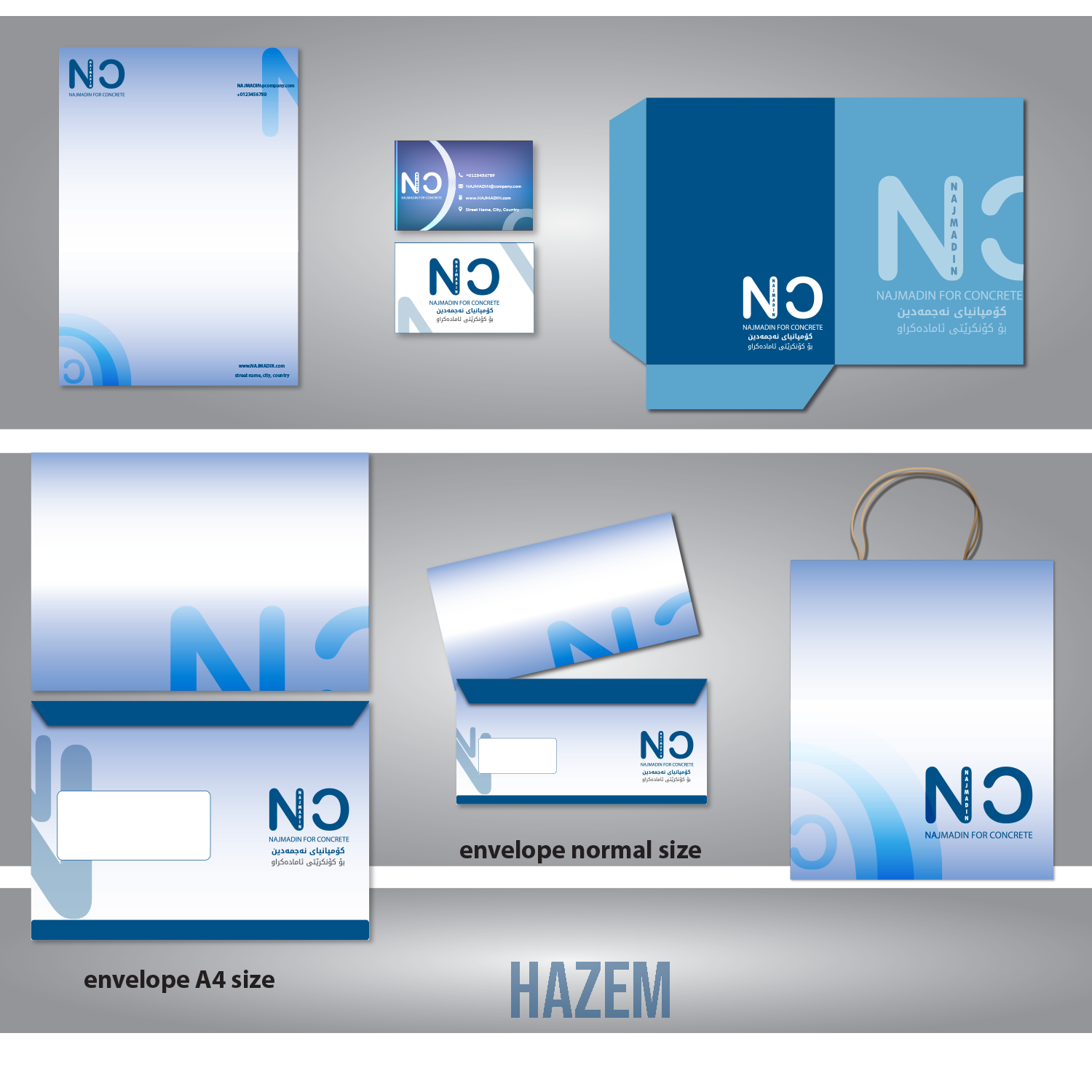 Stationery Design by Zozavisky for bridge company | Design #18559394