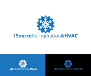 Logo Design by designmind78 for 1 Source Refrigeration & HVAC | Design: #18505066