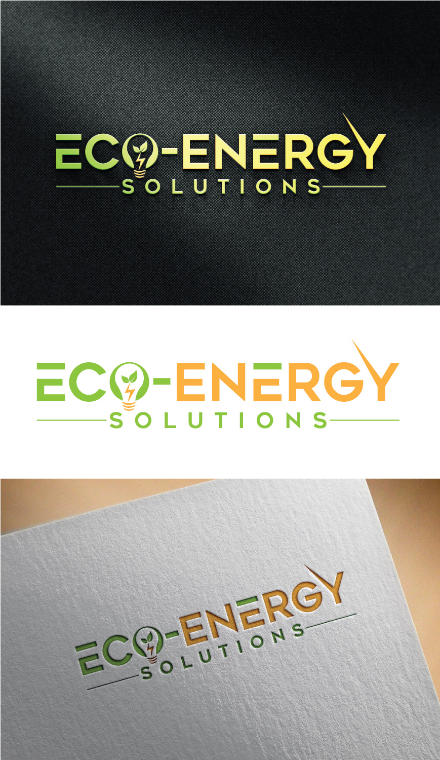 Logo Design by creativerahman82 2 for Eco Energy Solutions | Design #18502591