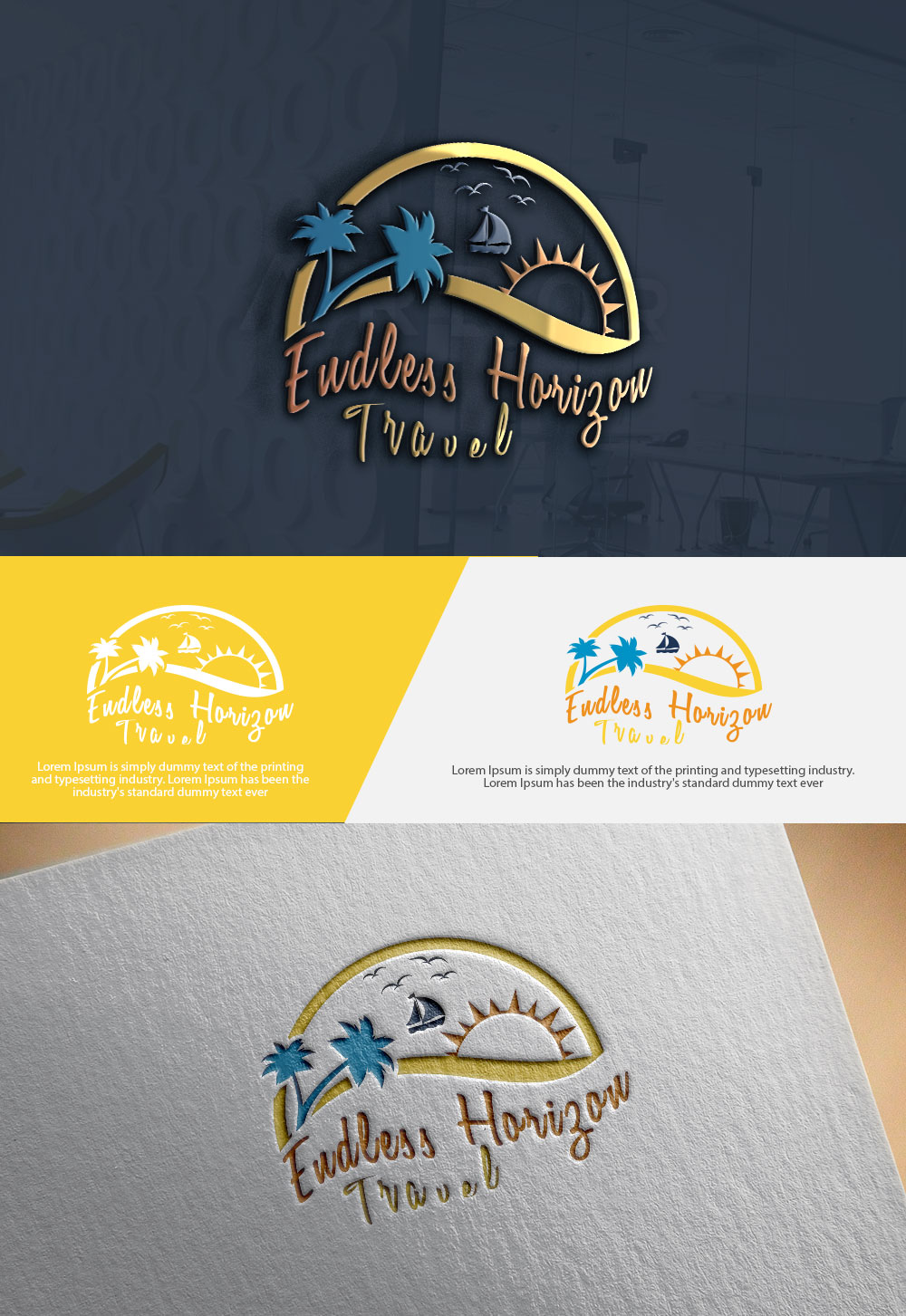 Diseño de Logo por dr ghulam mustafa sahab para Endless Horizon Travel | Diseño #18507352