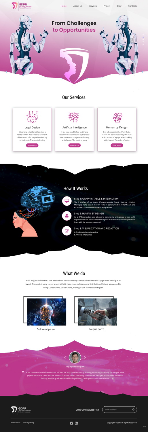 Web Design par pb pour ce projet | Design : #18507961