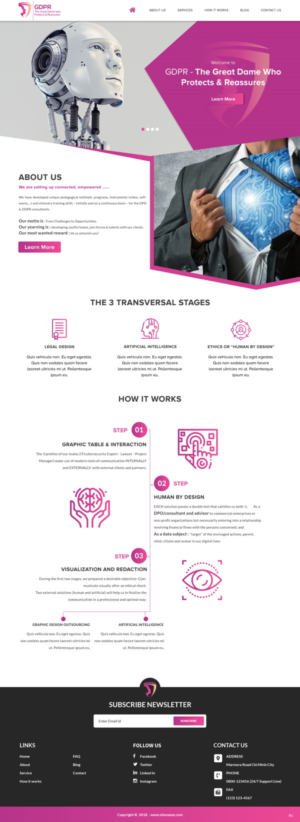 Web Design par pb pour ce projet | Design : #18527701