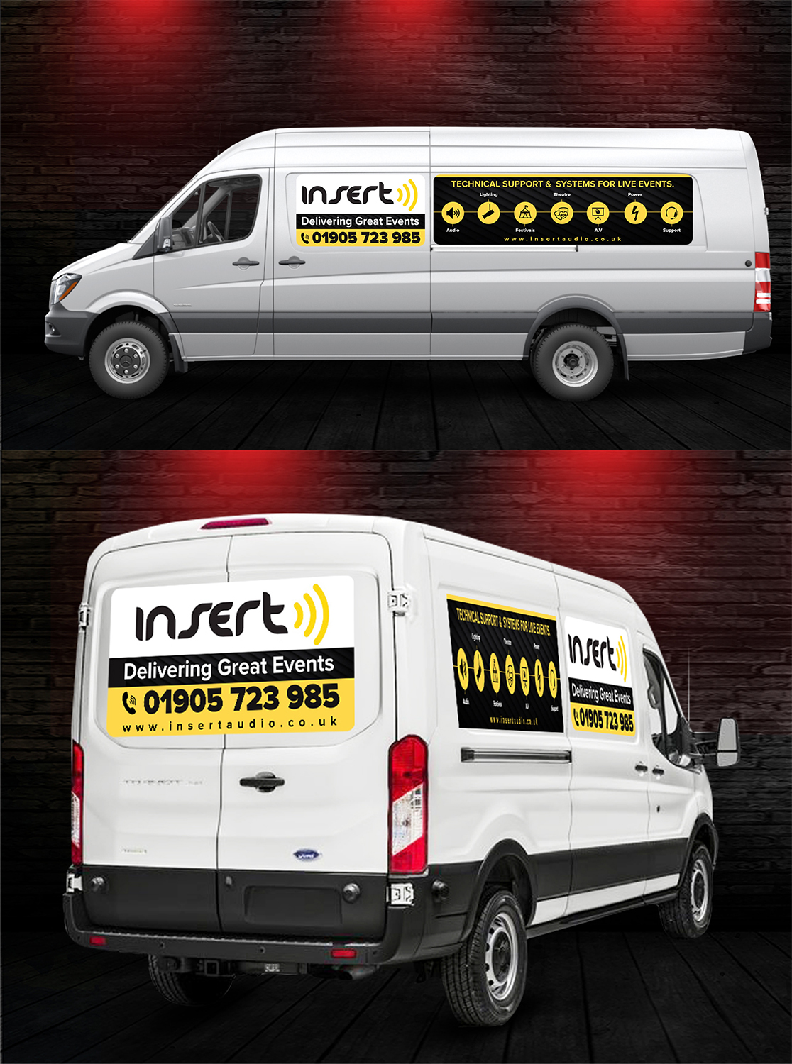 Car Wrap Design by SAI DESIGNS for INSERT AUDIO LIMITED | Design #18596290