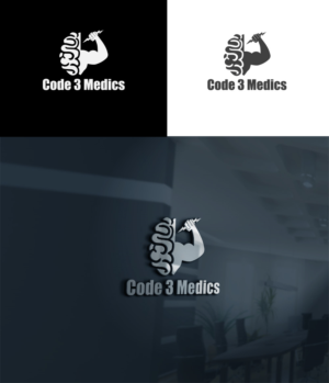 Logo Design by Deep Night for Code 3 Medics | Design: #18499326