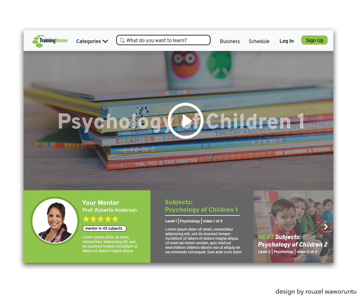 Web Design by Rouzel Waworuntu for this project | Design #18518996