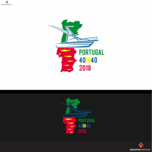 Portugal, 40in40, 2018 | Logo Design by Graphic Bricks