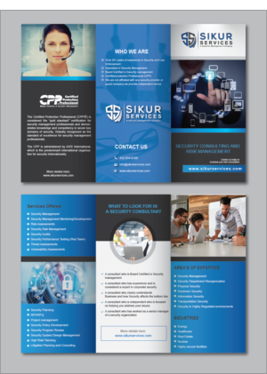 Flyer Design by alex989 for Sikur Services LLC. | Design: #18532455