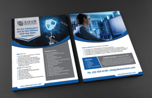 Flyer Design by Deziners Zone for Sikur Services LLC. | Design: #18534009
