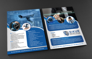 Flyer Design by Deziners Zone for Sikur Services LLC. | Design: #18534010