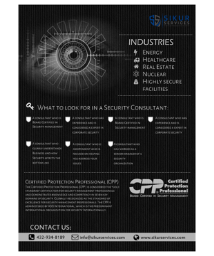Flyer-Design von elveneclipse für Sikur Services LLC. | Design #18535059