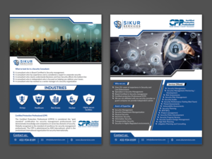 Flyer Design by ecorokerz for Sikur Services LLC. | Design: #18533497