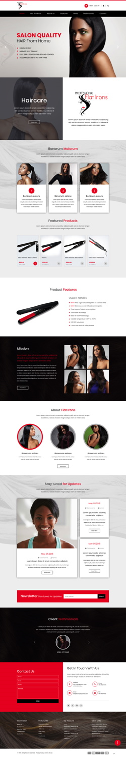 Web Design by pb for Nicole Washington | Design: #18540545