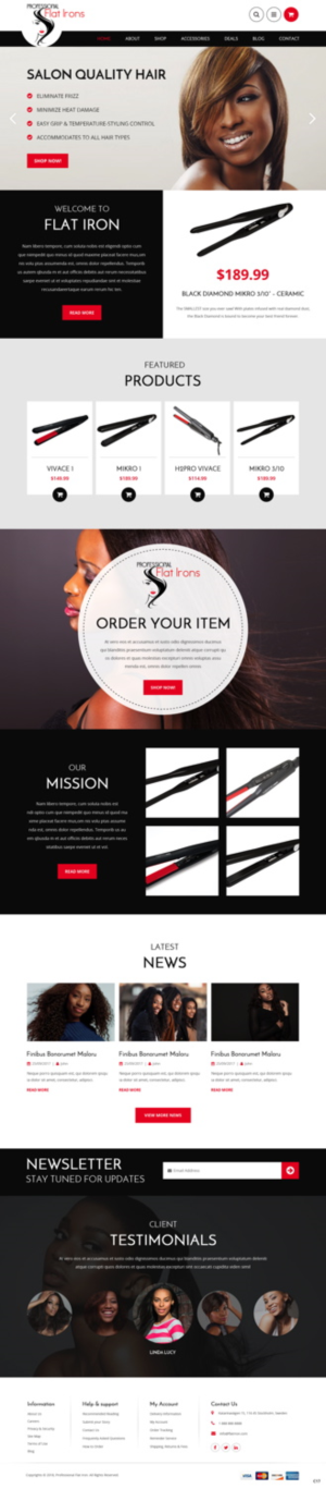 Web Design by pb for Nicole Washington | Design: #18540546